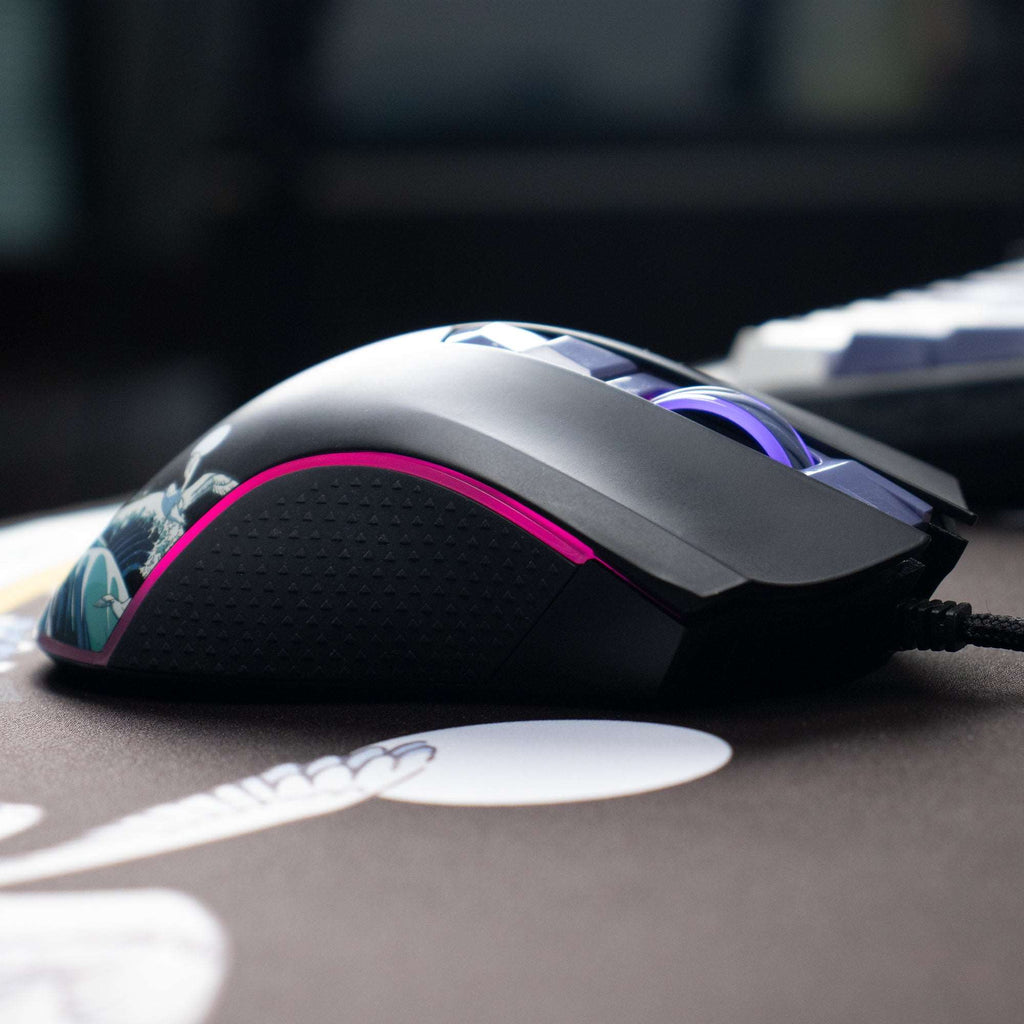 XVX G705 Kanagawa Themed Programmable Wired Gaming Mouse
