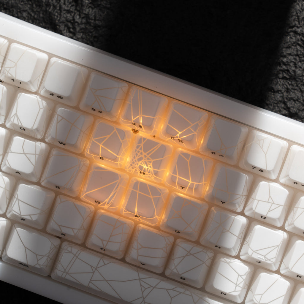 XVX M67 JadeStone Spider Web Tri-Mode RGB Mechanical Keyboard