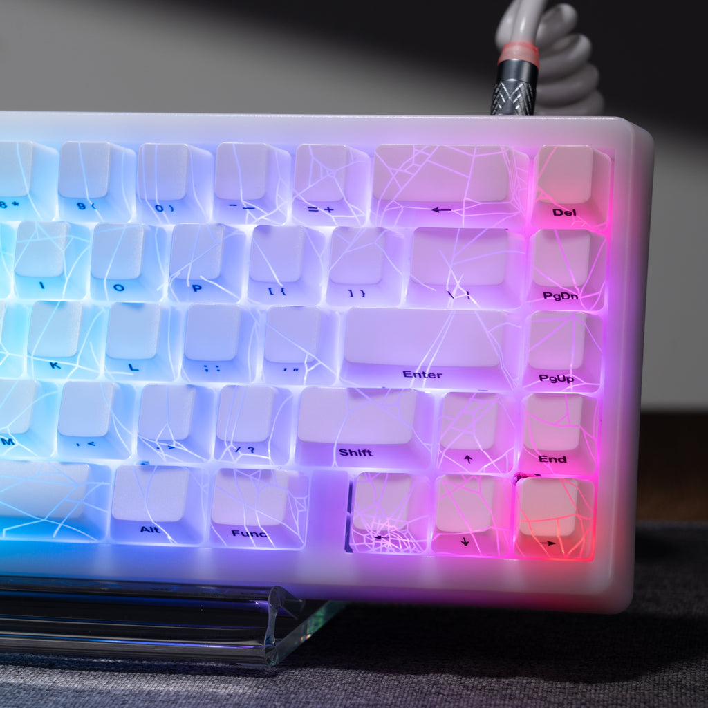 XVX M67 JadeStone Spider Web Tri-Mode RGB Mechanical Keyboard