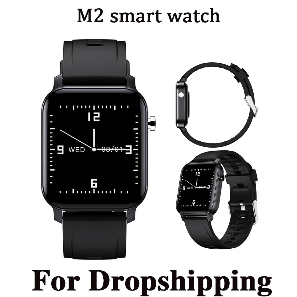 Smart Watch for Men & Women – Waterproof Fitness Band, Android & iOS Compatible